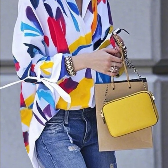 Urban Accent Printing Collar Shirt - Picture 2 of 2